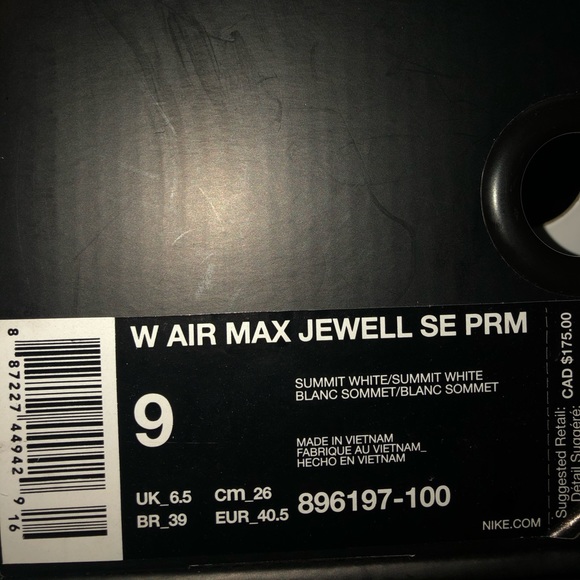 NEW women’s nike air max Jewell SE parm - Picture 5 of 6